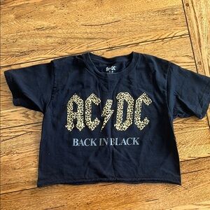 AC/DC Black Short Sleeve Tee